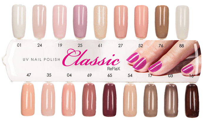 19 Lakier hybrydowy ReFleX Classic UV NAIL POLISH 6ml