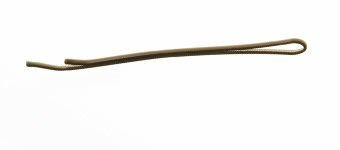 Wsuwki do włosów krótkie proste brązowe bez kulki 4cm 100 szt.