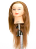 Główka fryzjerska damska ciemny blond 60cm