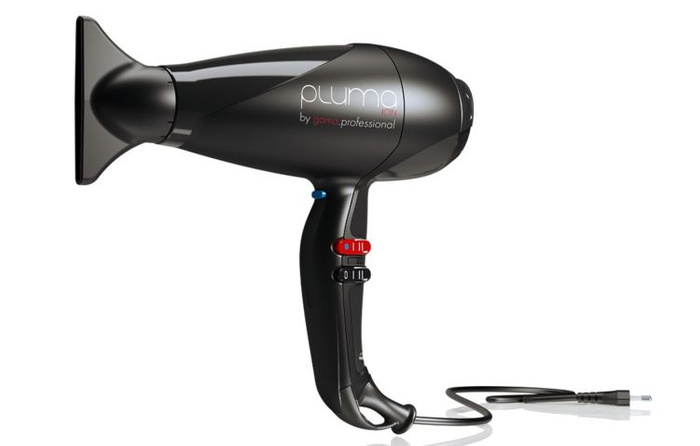 GA.MA Suszarka PLUMA ION 2400W Czarna