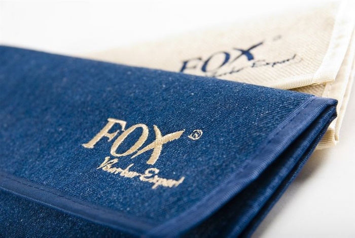 Fox Barber Expert komplet grzebieni w etui jeans