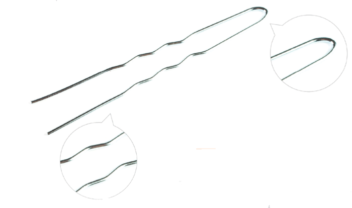 Kokówka srebrna karbowana 4,5 cm 20 szt.