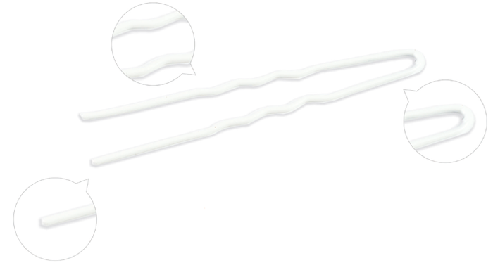 Kokówka biała karbowana 7,5 cm 20 szt.