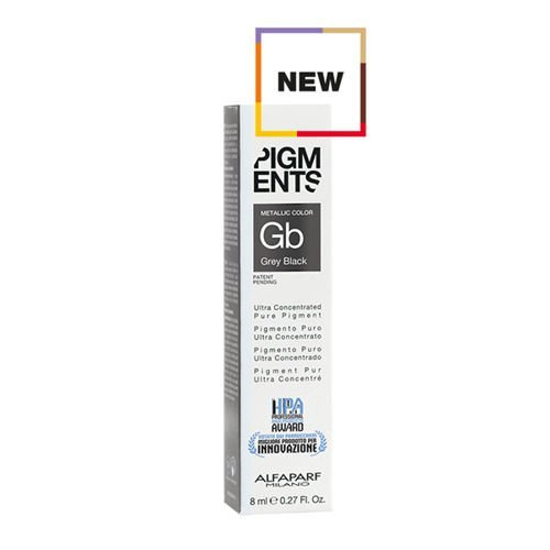 Alfaparf Pigments Skoncentrowane pigmenty Grey Black 8ml