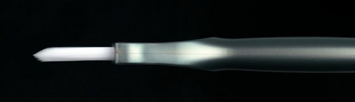 Precision Pędzelek do farbowania szeroki biały