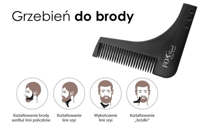 Fox Beard Barber Expert grzebień do brody