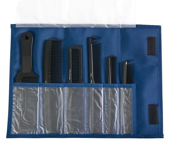 Fox Barber Expert komplet grzebieni w etui jeans