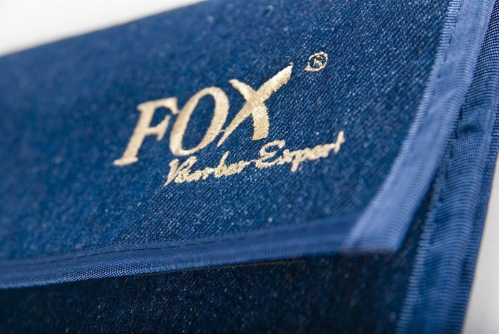 Fox Barber Expert komplet grzebieni w etui jeans