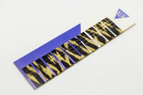 Wsuwki do włosów karbowane cieniowane z kulką 6cm 100 szt.