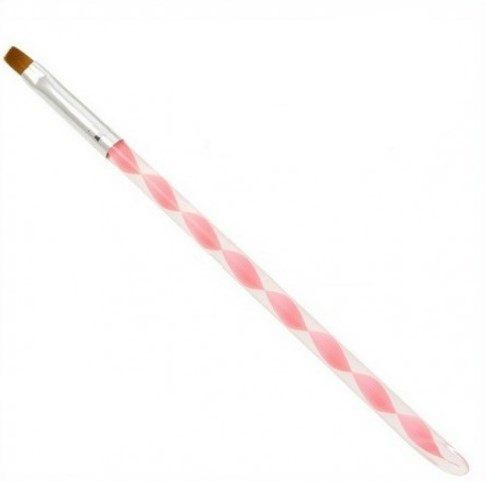 Pędzel do stylizacji paznokci metodą żelową, rozmiar 6