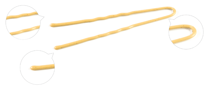 Kokówka beżowa karbowana 6,5 cm 20 szt.