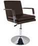 Fotel fryzjerski 049 brązowy