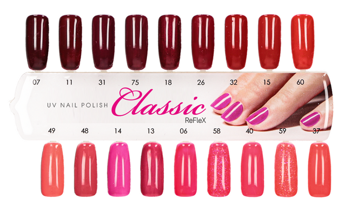 14 Lakier hybrydowy ReFleX Classic UV NAIL POLISH 6ml