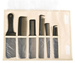 Fox Barber Expert komplet grzebieni w etui lniane