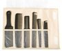 Fox Barber Expert komplet grzebieni w etui lniane