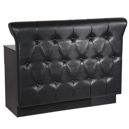 Recepcja fryzjerska Pikowana czarna