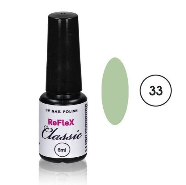 33 Lakier hybrydowy ReFleX Classic UV NAIL POLISH 6ml